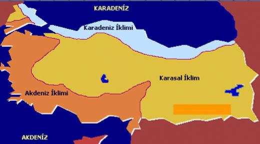 Türkiyedeki İklim Çeşitleri